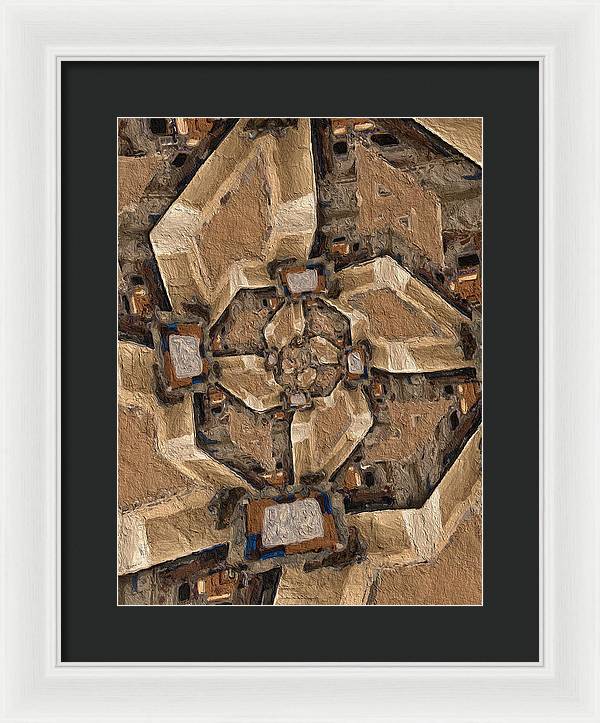 Geo Dunes - Framed Print