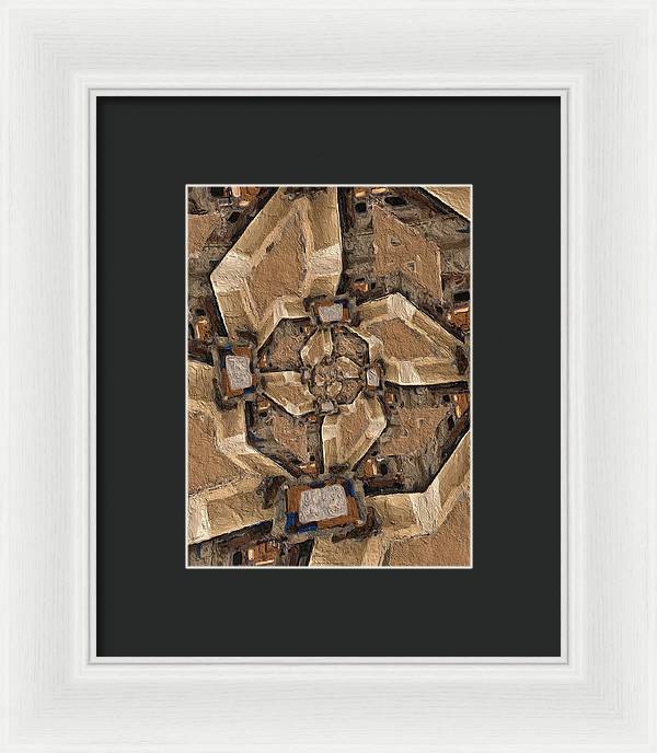 Geo Dunes - Framed Print