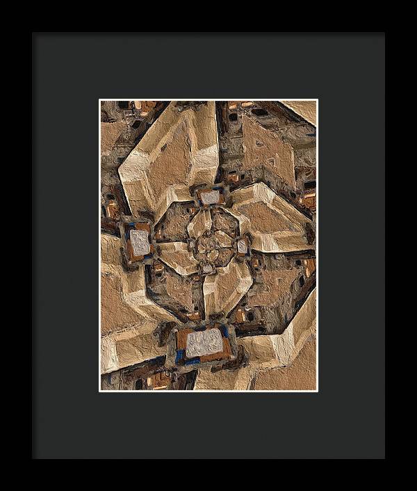 Geo Dunes - Framed Print