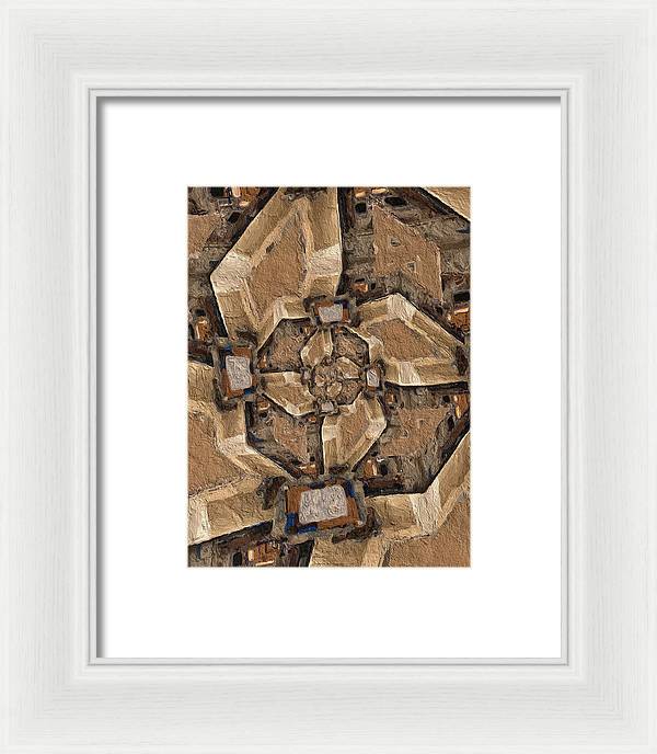 Geo Dunes - Framed Print