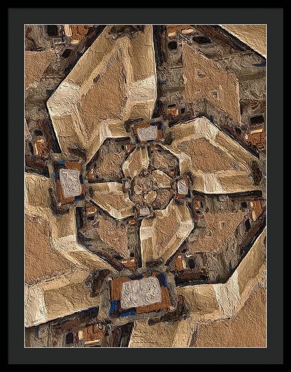 Geo Dunes - Framed Print