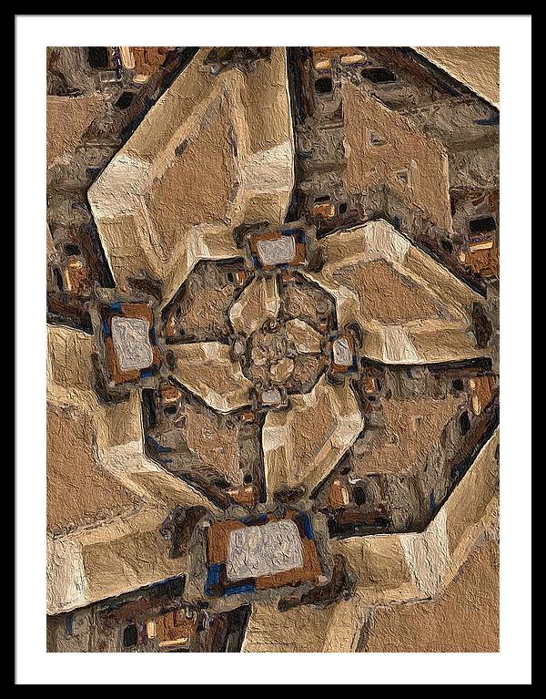 Geo Dunes - Framed Print