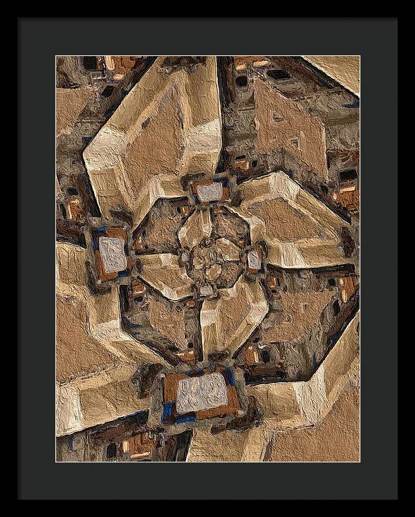 Geo Dunes - Framed Print