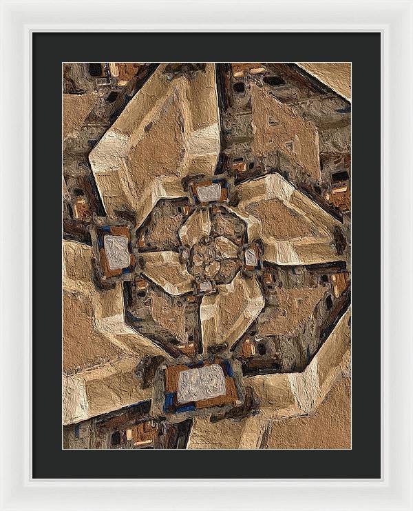 Geo Dunes - Framed Print