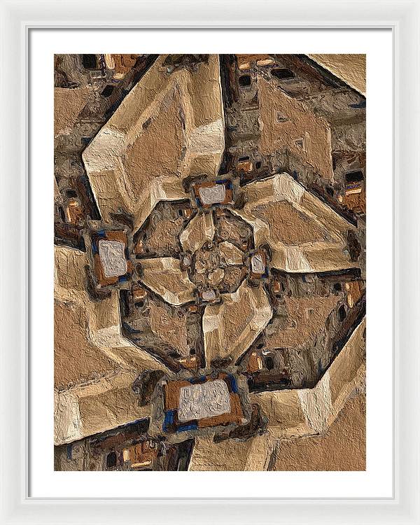 Geo Dunes - Framed Print