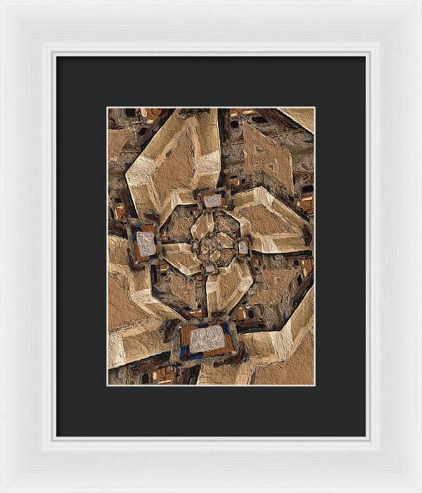 Geo Dunes - Framed Print