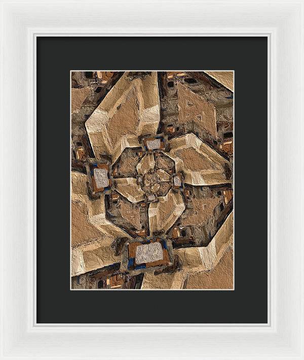 Geo Dunes - Framed Print
