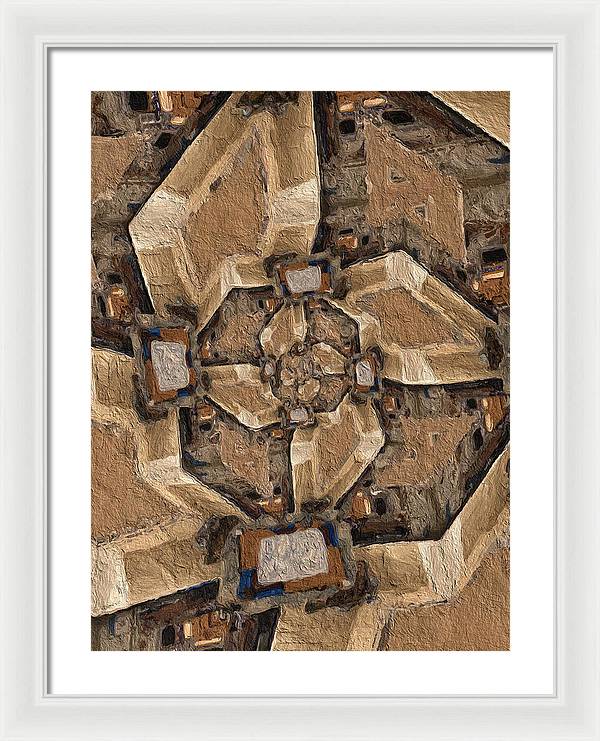 Geo Dunes - Framed Print