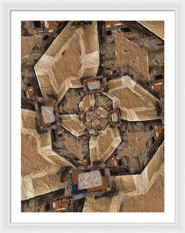 Geo Dunes - Framed Print