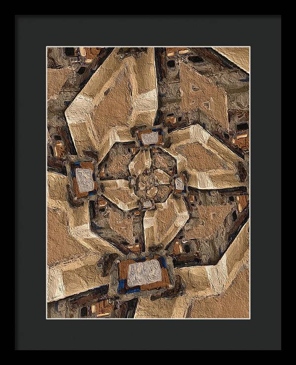 Geo Dunes - Framed Print