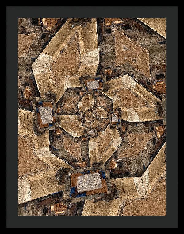 Geo Dunes - Framed Print