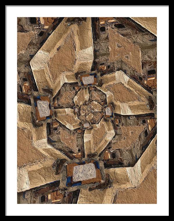 Geo Dunes - Framed Print