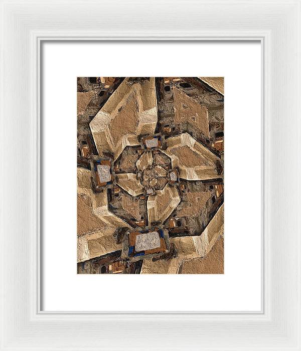 Geo Dunes - Framed Print