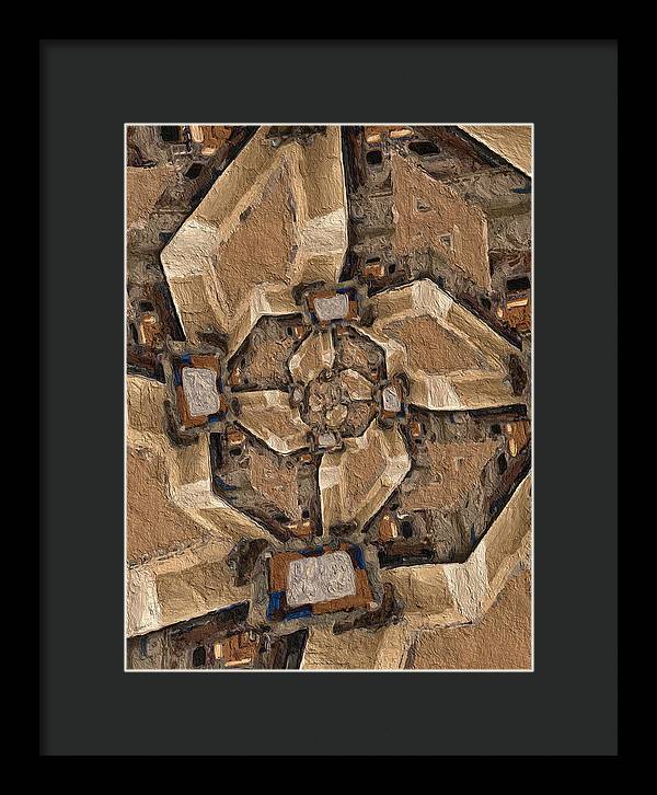 Geo Dunes - Framed Print