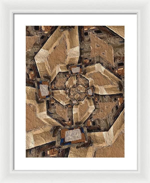 Geo Dunes - Framed Print