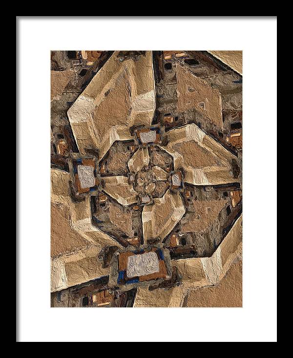 Geo Dunes - Framed Print