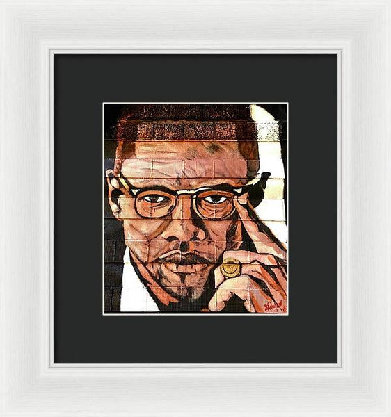 Malcolm X - Framed Print