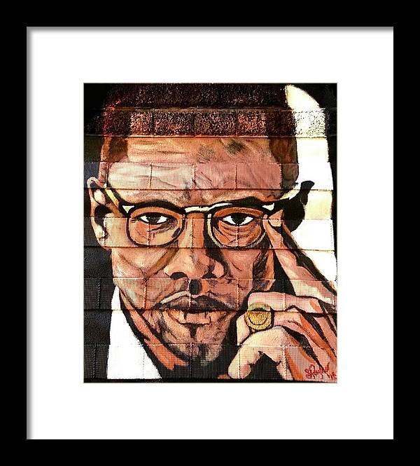 Malcolm X - Framed Print