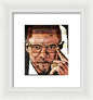 Malcolm X - Framed Print