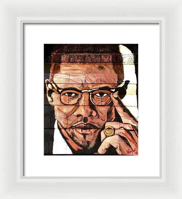Malcolm X - Framed Print