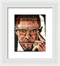 Malcolm X - Framed Print