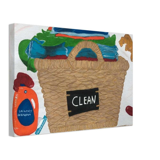 Clean Laundry Canvas Prints