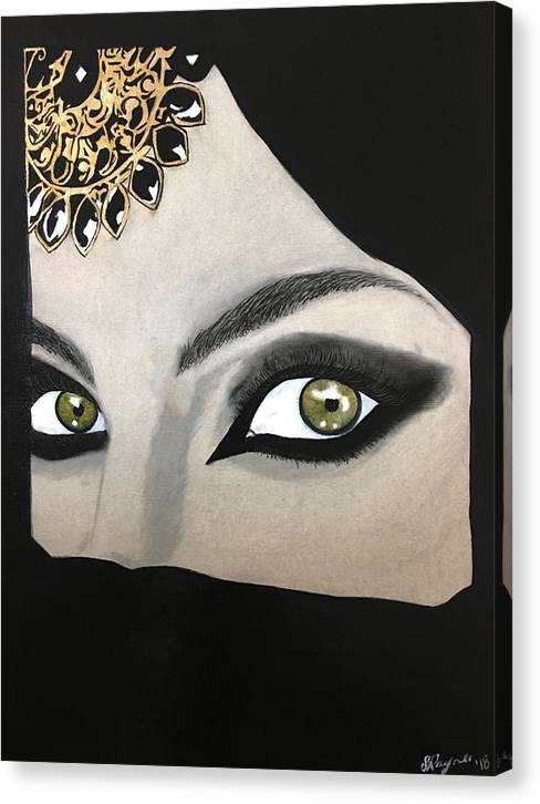 Veiled Woman - Canvas Print