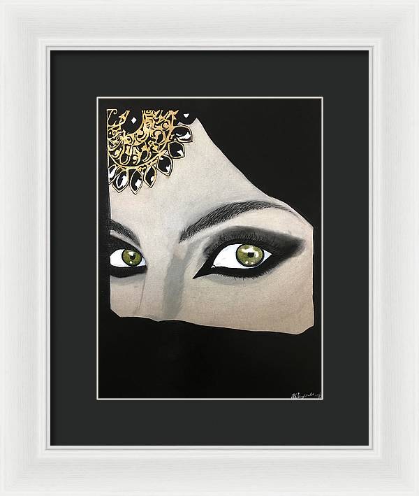 Veiled Woman - Framed Print