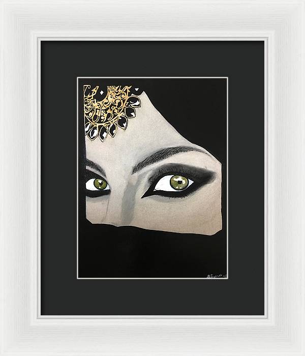 Veiled Woman - Framed Print