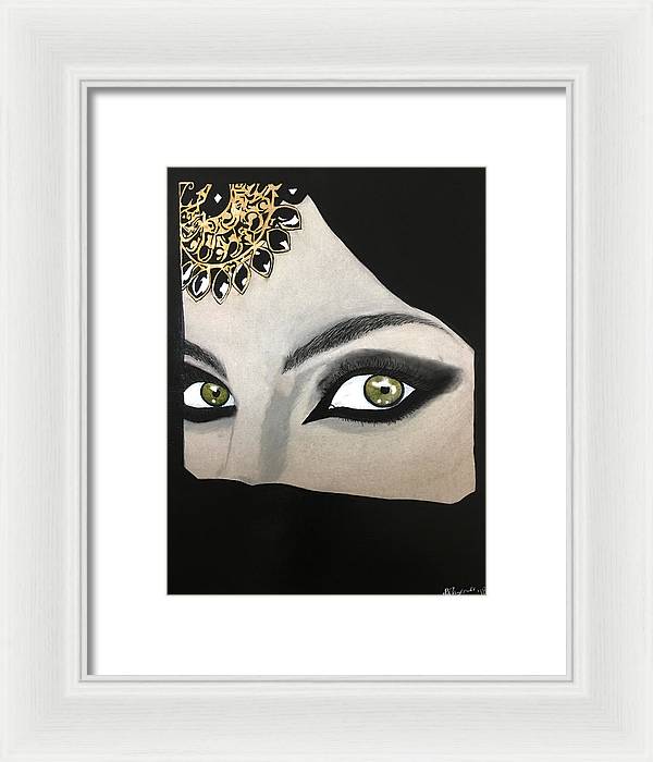 Veiled Woman - Framed Print