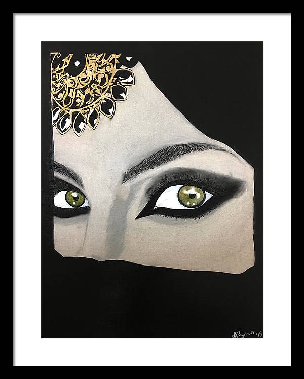 Veiled Woman - Framed Print