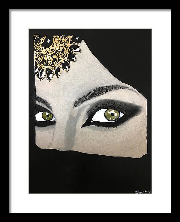Veiled Woman - Framed Print