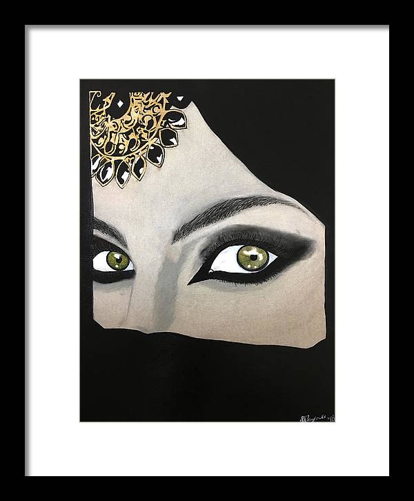 Veiled Woman - Framed Print