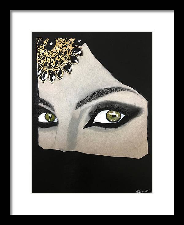 Veiled Woman - Framed Print