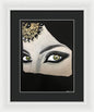 Veiled Woman - Framed Print