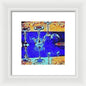 Wine Glass Art - Framed Print